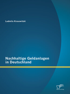 cover image of Nachhaltige Geldanlagen in Deutschland